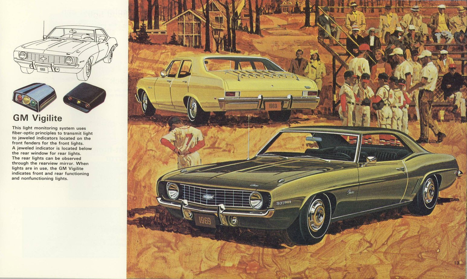 1969 Chevrolet Nova Camaro Accessories Brochure Page 1